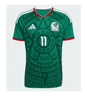 Mexico Santiago Gimenez #11 Hjemmebanetrøje VM 2026 Kortærmet